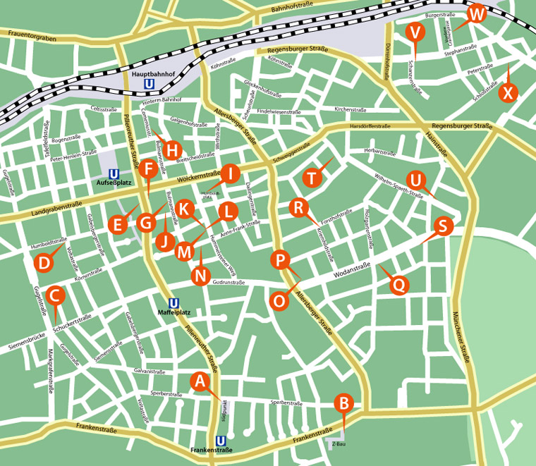 Lageplan SUEDART Ateliertage 2022